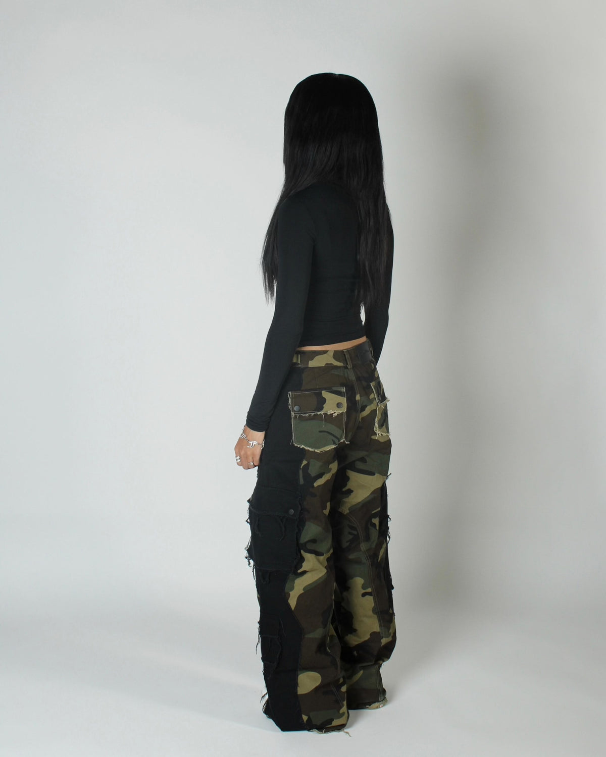 Camo Pants - Green/Black