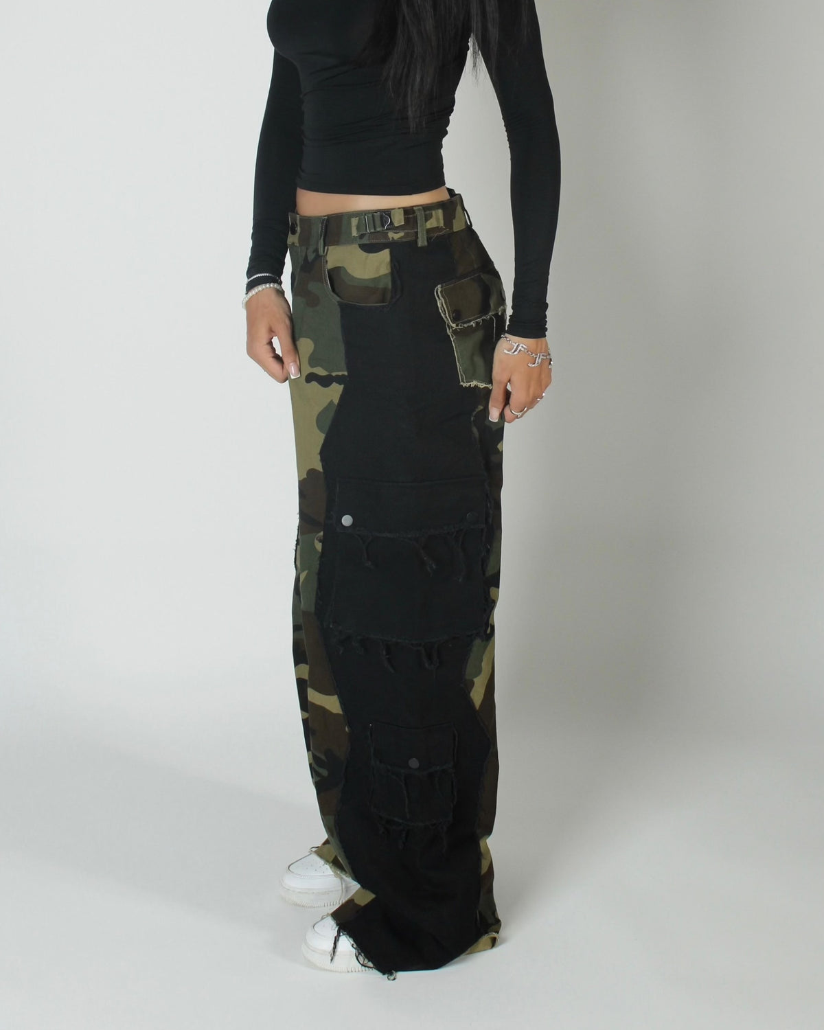 Camo Pants - Green/Black
