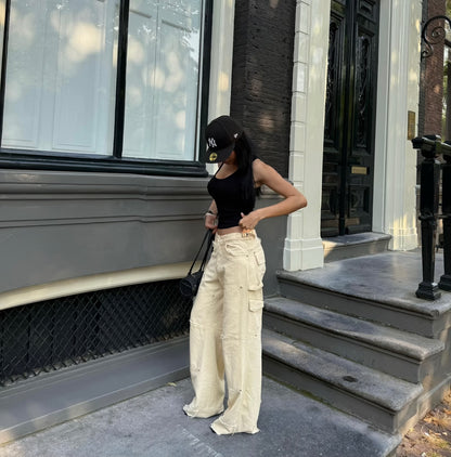 White cream pants - Women's