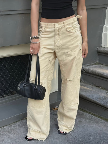 White cream pants - Women's